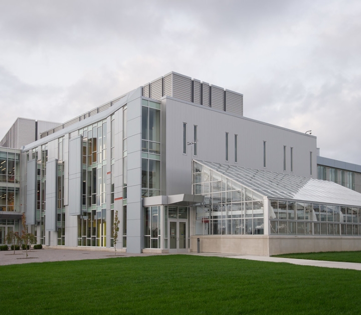 Science and Mathematics Complex, exterior view
